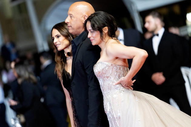 Jordana Brewster, Vin Diesel, Michelle Rodriguez Montée des marches du film The Fast and the Furious lors du 79ème Festival International du Film de Cannes, le 13 mai 2026 Olivier Borde Bestimage Red carpet for The Fast and the Furious at the 79th Cannes International Film Festival on May 13, 2026 Cannes France Copyright: xOLIVIERxBORDEx xBESTIMAGExOLIVIERxBORDEx xBESTIMAGEx