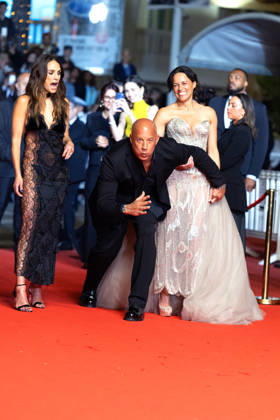 Jordana Brewster, Vin Diesel, Michelle Rodriguez Montée des marches du film The Fast and the Furious lors du 79ème Festival International du Film de Cannes, le 13 mai 2026 Olivier Borde Bestimage Red carpet for The Fast and the Furious at the 79th Cannes International Film Festival on May 13, 2026 Cannes France Copyright: xOLIVIERxBORDEx xBESTIMAGExOLIVIERxBORDEx xBESTIMAGEx