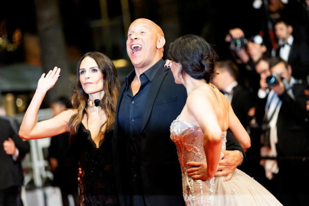 Jordana Brewster, Vin Diesel, Michelle Rodriguez Montée des marches du film The Fast and the Furious lors du 79ème Festival International du Film de Cannes, le 13 mai 2026 Olivier Borde Bestimage Red carpet for The Fast and the Furious at the 79th Cannes International Film Festival on May 13, 2026 Cannes France Copyright: xOLIVIERxBORDEx xBESTIMAGExOLIVIERxBORDEx xBESTIMAGEx
