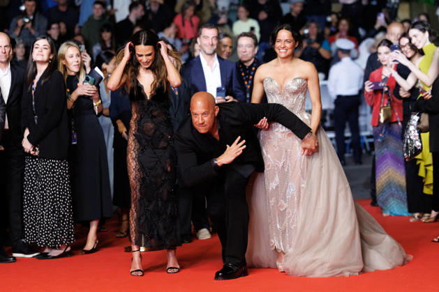 Jordana Brewster, Vin Diesel, Michelle Rodriguez Montée des marches du film The Fast and the Furious lors du 79ème Festival International du Film de Cannes, le 13 mai 2026 Jacovides Moreau Bestimage Red carpet for The Fast and the Furious at the 79th Cannes International Film Festival on May 13, 2026 Cannes France Copyright: xJACOVIDES-MOREAUx xBESTIMAGExJACOVIDES-MOREAUx xBESTIMAGEx