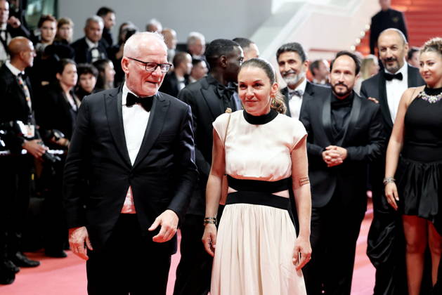 Thierry Frémaux, general delegate of the Cannes Film Festival and Mickaëlle Paty sister of Samuel Paty Descente des marches du film Labandon lors du 79ème Festival International du Film de Cannes, le 13 mai 2026 Jacovides Moreau Bestimage People leaving the red carpet for Forsaken at the 79th Cannes International Film Festival on May 13, 2026 Cannes France  Copyright: xJACOVIDES-MOREAUx xBESTIMAGExJACOVIDES-MOREAUx xBESTIMAGEx
