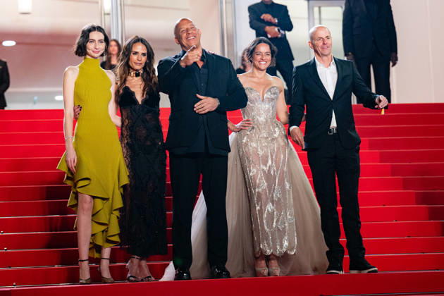Cannes - The Fast And The Furious Screening LZ Meadow Walker, Jordana Brewster, Vin Diesel, Michelle Rodriguez, and Neal H. Moritz attending the The Fast And The Furious screening during the 79th annual Cannes Film Festival at Palais des Festivals on May 13, 2026 in Cannes, France. Photo by Laurent Zabulon ABACAPRESS.COM  Copyright: xZabulonxLaurentx