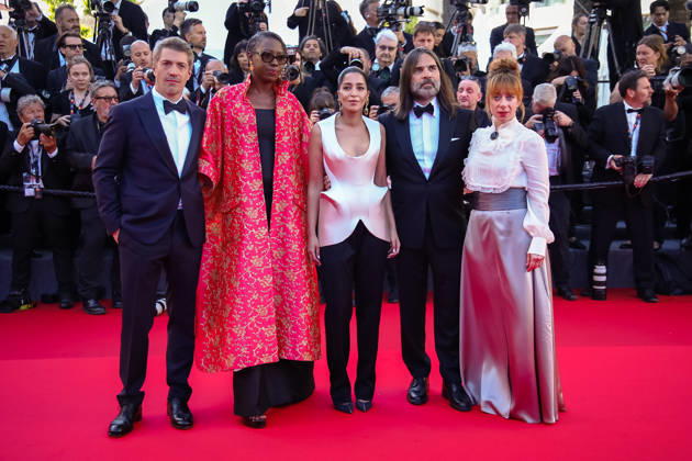 79th Cannes Film Festival - 13 May 2026 (L-R) Un Certain Regard Jury Members Thomas Cailley, Angele Diabang, Un Certain Regard Jury President Leïla Bekhti, Khaled Mouzanar and Laura Samani attend the red carpet of La Vie d une Femme at the 79th Cannes Film Festival in Cannes, France. Cannes France Copyright: xMarcoxBaradax xSOPAxImagesx RED CARPET LA VIE D_UNE FEMME-54
