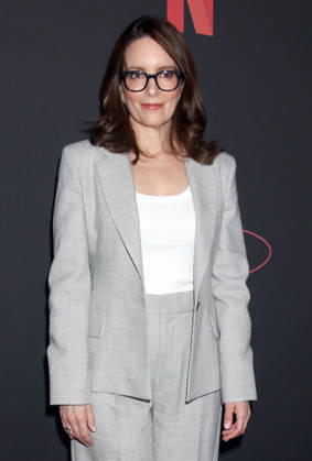 NEW YORK, NY - MAY 13: Tina Fey at the 2026 Netflix Upfront at Sunset Pier 94 Studios on May 13, 2026 in New York City. Copyright: xRWx