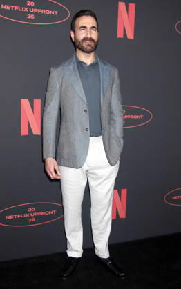 NEW YORK, NY - MAY 13: Brett Goldstein at the 2026 Netflix Upfront at Sunset Pier 94 Studios on May 13, 2026 in New York City. Copyright: xRWx