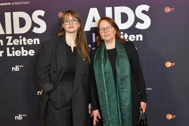 Antonia Jungwirth und Sabine Zolchow bei der Preview der ZDF-Dokuserie AIDS - In Zeiten der Liebe im Kino International. Berlin, 13.05.2026