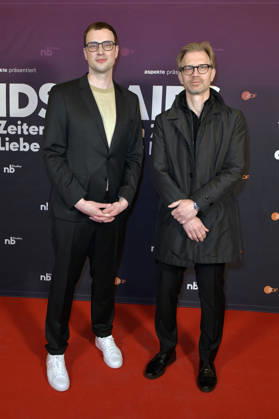 Johannes Nichelmann und Henning Tümmers bei der Preview der ZDF-Dokuserie AIDS - In Zeiten der Liebe im Kino International. Berlin, 13.05.2026