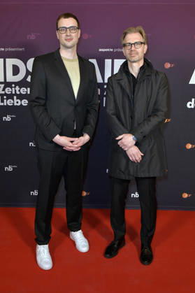 Johannes Nichelmann und Henning Tümmers bei der Preview der ZDF-Dokuserie AIDS - In Zeiten der Liebe im Kino International. Berlin, 13.05.2026