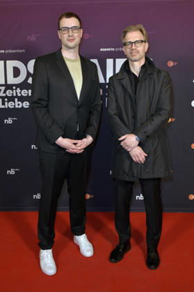 Johannes Nichelmann und Henning Tümmers bei der Preview der ZDF-Dokuserie AIDS - In Zeiten der Liebe im Kino International. Berlin, 13.05.2026