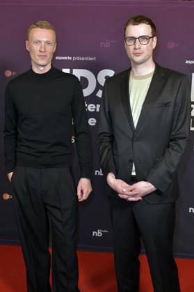 Philip Wortmann und Johannes Nichelmann bei der Preview der ZDF-Dokuserie AIDS - In Zeiten der Liebe im Kino International. Berlin, 13.05.2026
