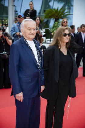 79th Cannes Film Festival Red Carpet of the movie -Nagi Notes- Palais des Festivals - Cannes, France Jerzy Skolimowski;Ewa Piaskowska 79th Cannes Film Festival Red Carpet of the movie -Nagi Notes- Palais des Festivals - Cannes, France 13th May 2026 SGPItalia id 134688_017 *Not Exclusive  Copyright: xSGPx