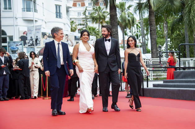 79th Cannes Film Festival Red Carpet of the movie -Nagi Notes- Palais des Festivals - Cannes, France Gael Garcia Bernal;Adriana Paz;Diego Luna;Anna Diaz 79th Cannes Film Festival Red Carpet of the movie -Nagi Notes- Palais des Festivals - Cannes, France 13th May 2026 SGPItalia id 134688_017 *Not Exclusive  Copyright: xSGPx