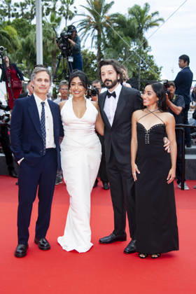 79th Cannes Film Festival Red Carpet of the movie -Nagi Notes- Palais des Festivals - Cannes, France Gael Garcia Bernal;Adriana Paz;Diego Luna;Anna Diaz 79th Cannes Film Festival Red Carpet of the movie -Nagi Notes- Palais des Festivals - Cannes, France 13th May 2026 SGPItalia id 134688_017 *Not Exclusive  Copyright: xSGPx