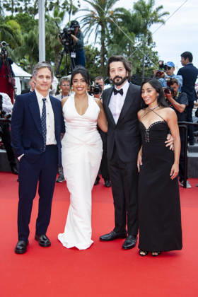 79th Cannes Film Festival Red Carpet of the movie -Nagi Notes- Palais des Festivals - Cannes, France Gael Garcia Bernal;Adriana Paz;Diego Luna;Anna Diaz 79th Cannes Film Festival Red Carpet of the movie -Nagi Notes- Palais des Festivals - Cannes, France 13th May 2026 SGPItalia id 134688_017 *Not Exclusive  Copyright: xSGPx