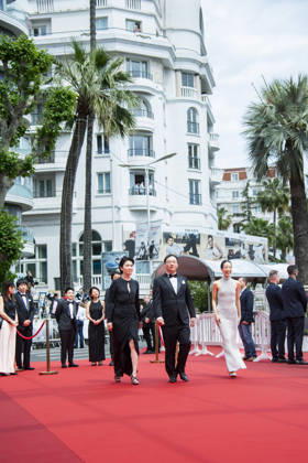 79th Cannes Film Festival Red Carpet of the movie -Nagi Notes- Palais des Festivals - Cannes, France Takako Matsu;Koji Fukada;Shizuka Ishibaschi 79th Cannes Film Festival Red Carpet of the movie -Nagi Notes- Palais des Festivals - Cannes, France 13th May 2026 SGPItalia id 134688_017 *Not Exclusive  Copyright: xSGPx