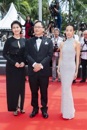 79th Cannes Film Festival Red Carpet of the movie -Nagi Notes- Palais des Festivals - Cannes, France Takako Matsu;Koji Fukada;Shizuka Ishibaschi 79th Cannes Film Festival Red Carpet of the movie -Nagi Notes- Palais des Festivals - Cannes, France 13th May 2026 SGPItalia id 134688_017 *Not Exclusive  Copyright: xSGPx