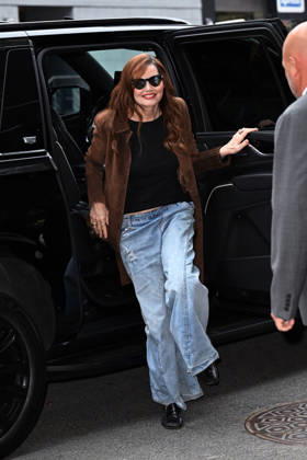 Geena Davis seen leaving CBS this morning in New York Featuring: Geena Davis Where: New York City, New York, United States When: 13 May 2026 Credit: Elder Ordonez INSTARimages EDITORIAL USE ONLY. NOT FOR USE BY NEWSPAPERS BASED IN THE UK. Copyright: xx instar55687286
