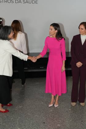 Spanish Queen Letizia attending the 17 edition of Encuetro iberoamericano sobre enfermedades raras in Madrid on Thursday, 14 May 2026. Cordon Press