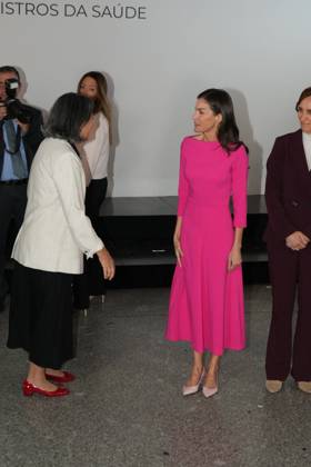 Spanish Queen Letizia attending the 17 edition of Encuetro iberoamericano sobre enfermedades raras in Madrid on Thursday, 14 May 2026. Cordon Press