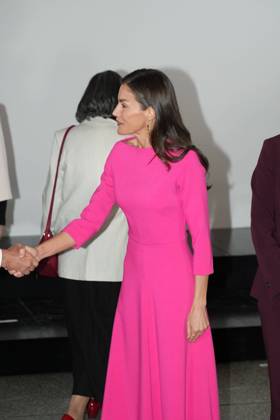 Spanish Queen Letizia attending the 17 edition of Encuetro iberoamericano sobre enfermedades raras in Madrid on Thursday, 14 May 2026. Cordon Press