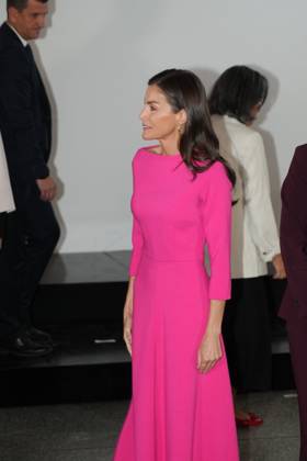 Spanish Queen Letizia attending the 17 edition of Encuetro iberoamericano sobre enfermedades raras in Madrid on Thursday, 14 May 2026. Cordon Press
