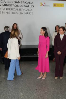 Spanish Queen Letizia attending the 17 edition of Encuetro iberoamericano sobre enfermedades raras in Madrid on Thursday, 14 May 2026. Cordon Press