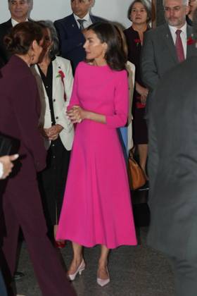 Spanish Queen Letizia attending the 17 edition of Encuetro iberoamericano sobre enfermedades raras in Madrid on Thursday, 14 May 2026. Cordon Press