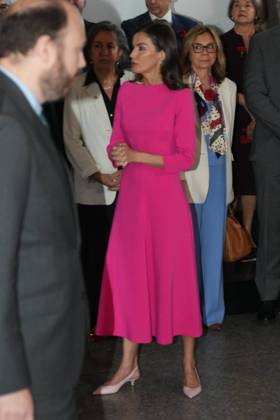 Spanish Queen Letizia attending the 17 edition of Encuetro iberoamericano sobre enfermedades raras in Madrid on Thursday, 14 May 2026. Cordon Press