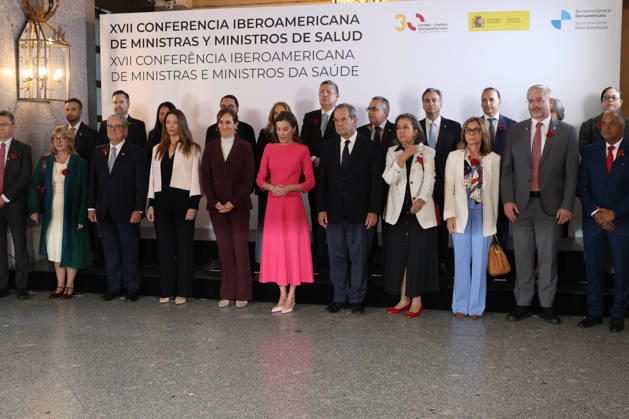 Queen Letizia presides over the inauguration of the XVII Ibero-American Conference of Ministers of Health Queen Letizia and the Minister of Health, Mónica García, arrive at the inauguration of the XVII Ibero-American Conference of Ministers of Health at the Teatro Real in Madrid, on May 14, 2026, in Madrid Spain QUEEN LETIZIA HEALTH MINISTERS HEALTH 14 MAY 2026 José Madrid Madrid Madrid Spain  Copyright: xJosÃ xRuizx 7521955