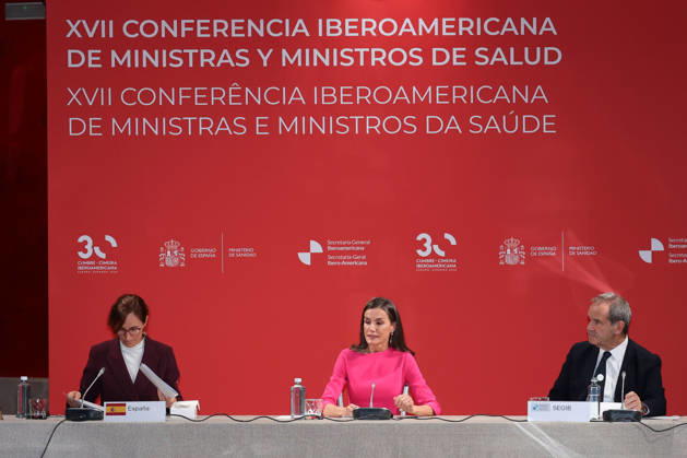 Queen Letizia presides over the inauguration of the XVII Ibero-American Conference of Ministers of Health Queen Letizia and the Minister of Health, Mónica García, preside over the inauguration of the XVII Ibero-American Conference of Ministers of Health at the Teatro Real in Madrid, on May 14, 2026, in Madrid Spain QUEEN LETIZIA HEALTH MINISTERS HEALTH 14 MAY 2026 José Madrid Madrid Madrid Spain  Copyright: xJosÃ xRuizx 7521965