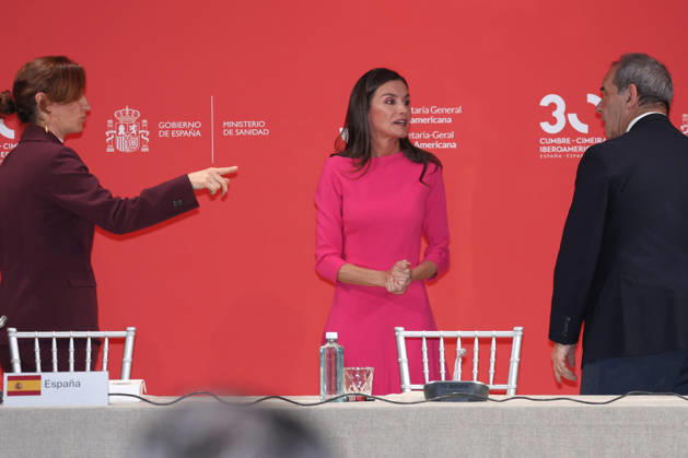 Queen Letizia presides over the inauguration of the XVII Ibero-American Conference of Ministers of Health Queen Letizia and the Minister of Health, Mónica García, preside over the inauguration of the XVII Ibero-American Conference of Ministers of Health at the Teatro Real in Madrid, on May 14, 2026, in Madrid Spain QUEEN LETIZIA HEALTH MINISTERS HEALTH 14 MAY 2026 José Madrid Madrid Madrid Spain  Copyright: xJosÃ xRuizx 7522009