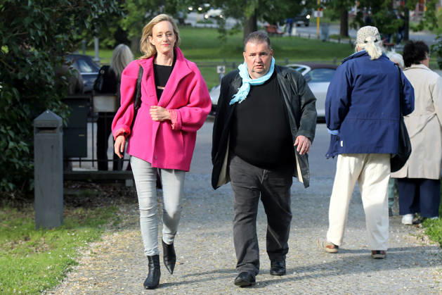 Premiere von UNKAPUTTBAR - 90 JAHRE HALLERVORDEN in Berlin Berlin, 13.05.2026 Judith Richter mit Begleitung bei der Premiere von UNKAPUTTBAR - 90 JAHRE HALLERVORDEN in Berlin Berlin Deutschland Copyright: xMatthiasxGränzdörferx