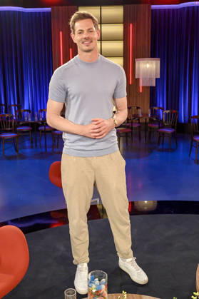 Alex Schlüter bei der Aufzeichnung der WDR-Talkshow Kölner Treff im WDR Studio BS 3. Köln, 13.05.2026