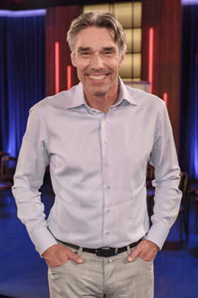 Michael Stich bei der Aufzeichnung der WDR-Talkshow Kölner Treff im WDR Studio BS 3. Köln, 13.05.2026