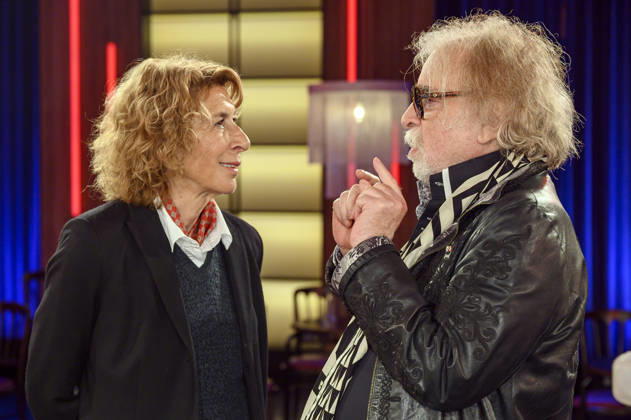 Adele Neuhauser und Bernhard Paul bei der Aufzeichnung der WDR-Talkshow Kölner Treff im WDR Studio BS 3. Köln, 13.05.2026