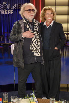 Bernhard Paul und Adele Neuhauser bei der Aufzeichnung der WDR-Talkshow Kölner Treff im WDR Studio BS 3. Köln, 13.05.2026