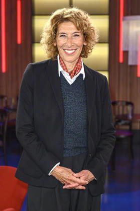 Adele Neuhauser bei der Aufzeichnung der WDR-Talkshow Kölner Treff im WDR Studio BS 3. Köln, 13.05.2026