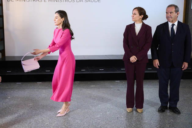 Queen Letizia attends Opening of the 17th Ibero-American Conference of Health Ministers Queen Letizia of Spain, Monica Garcia attends Opening of the 17th Ibero-American Conference of Health Ministers at Royal Theatre on May 14, 2026 in Madrid, Spain Photo by IMAGO MPG Madrid Royal Theatre Madrid Spain Copyright: xMPGx