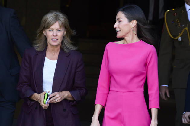 Queen Letizia attends Opening of the 17th Ibero-American Conference of Health Ministers Queen Letizia of Spain, Marta Carazo, Chief of Queen Letizia™ Secretary attends Opening of the 17th Ibero-American Conference of Health Ministers at Royal Theatre on May 14, 2026 in Madrid, Spain Photo by IMAGO MPG Madrid Royal Theatre Madrid Spain  Copyright: xMPGx