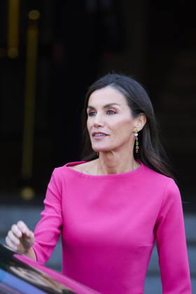 Queen Letizia attends Opening of the 17th Ibero-American Conference of Health Ministers Queen Letizia of Spain attends Opening of the 17th Ibero-American Conference of Health Ministers at Royal Theatre on May 14, 2026 in Madrid, Spain Photo by IMAGO MPG Madrid Royal Theatre Madrid Spain  Copyright: xMPGx