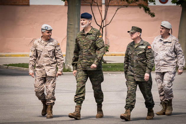 King Felipe VI oversees the digital defense capabilities of the Joint Cyberspace Command at Retamares King Felipe VI during the visit to the facilities of the Joint Cyberspace Command MCCE at the Retamares Base, May 14, 2026, in Pozuelo de Alarcón, Madrid Spain The monarch learns first-hand about the advanced surveillance and cyber threat response systems that protect military information networks and guarantee national digital security 14 MAY 2026 Diego Radamé Pozuelo de Alarcon, Madrid Pozuelo de Alarcon, Madrid Spain Copyright: xDiegoxRadamà sx 7522554