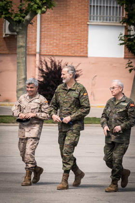 King Felipe VI oversees the digital defense capabilities of the Joint Cyberspace Command at Retamares King Felipe VI during the visit to the facilities of the Joint Cyberspace Command MCCE at the Retamares Base, May 14, 2026, in Pozuelo de Alarcón, Madrid Spain The monarch learns first-hand about the advanced surveillance and cyber threat response systems that protect military information networks and guarantee national digital security 14 MAY 2026 Diego Radamé Pozuelo de Alarcon, Madrid Pozuelo de Alarcon, Madrid Spain Copyright: xDiegoxRadamà sx 7522555
