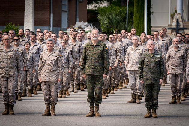 King Felipe VI oversees the digital defense capabilities of the Joint Cyberspace Command at Retamares King Felipe VI during the visit to the facilities of the Joint Cyberspace Command MCCE at the Retamares Base, May 14, 2026, in Pozuelo de Alarcón, Madrid Spain The monarch learns first-hand about the advanced surveillance and cyber threat response systems that protect military information networks and guarantee national digital security 14 MAY 2026 Diego Radamé Pozuelo de Alarcon, Madrid Pozuelo de Alarcon, Madrid Spain Copyright: xDiegoxRadamà sx 7522556