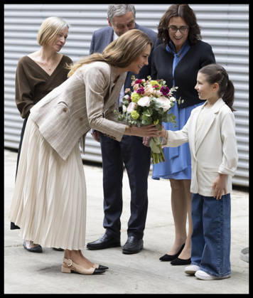 . 14 05 2026. Reggio Emilia, Italy. Kate Middleton, the Princess of Wales, arriving at a creative recycling centre in Reggio Emilia in Italy, on day two of her visit to Italy.  xStephenxLockx xi-Imagesx IIM-26770-0035