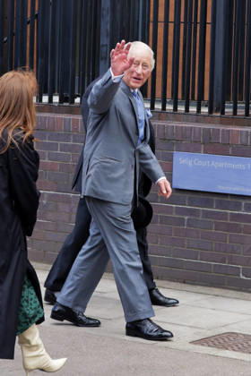 May 14, 2026, London, London, UK: London, UK. King Charles III arrives at Jewish Care in Golders Green, London to meet representatives of the Jewish community and local charities, reaffirming his support following a series of antisemitic attacks, including a recent knife attack in the area, Wednesday, 29 April 2026. London UK - ZUMAl94_ 20260514_zaf_l94_038 Copyright: xDinendraxHariax