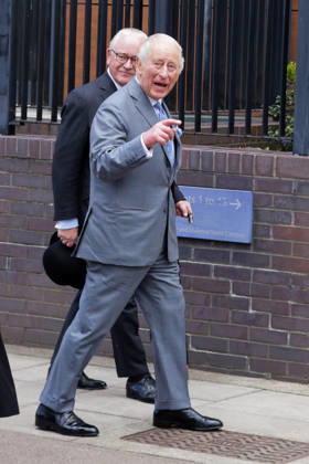 May 14, 2026, London, London, UK: London, UK. King Charles III arrives at Jewish Care in Golders Green, London to meet representatives of the Jewish community and local charities, reaffirming his support following a series of antisemitic attacks, including a recent knife attack in the area, Wednesday, 29 April 2026. London UK - ZUMAl94_ 20260514_zaf_l94_039 Copyright: xDinendraxHariax