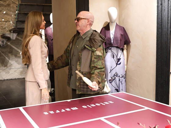 IPA84680229 - Rome, Laila Hasanovic attends the Antonio Marras boutique event. Pictured: Laila Hasanovic, Antonio Marras  Copyright: xMarcoxProvvisionatox xMarcoxProvvisionatox 84680229
