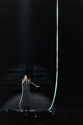 Eurovision Song Contest 2025 Dress Rehearsal 3 of Second Semi Final, 14.05.2026 VIENNA, AUSTRIA - 14 MAY 2026: Image shows Switzerland singer Veronica Fusaro for Switzerland performing the song Alice during Eurovision Song Contest 2025 Dress Rehearsal 3 of Second Semi Final at Wiener Stadthalle on 14 05 2026 in Vienna, Austria. Vienna Wiener Stadthalle Austria Copyright: xBEAUTIFULxSPORTS Froehlichx