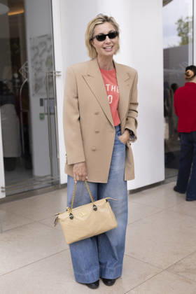 Cannes Anna Ferzetti exits Martinez MP Cannes, France- May 14: Anna Ferzetti leaves Hotel Martinez after attending Chopard gala during 79th Festival of Cannes, on May 14, 2026 in Cannes, France. Photo by Marco Piovanotto ABACAPRESS:COM Cannes France Copyright: xPiovanottoxMarco ABACAx