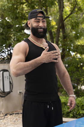 Cannes La Fouine exits Martinez MP Cannes, France- May 14: La Fouine leaves Hotel Martinez after attending Chopard gala during 79th Festival of Cannes, on May 14, 2026 in Cannes, France. Photo by Marco Piovanotto ABACAPRESS:COM Cannes France Copyright: xPiovanottoxMarco ABACAx
